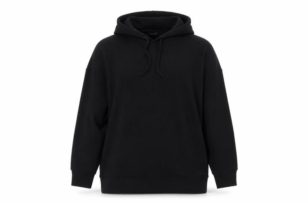 USA Pro Womens Black Polyester Pullover Hoodie Size 12 Pullover