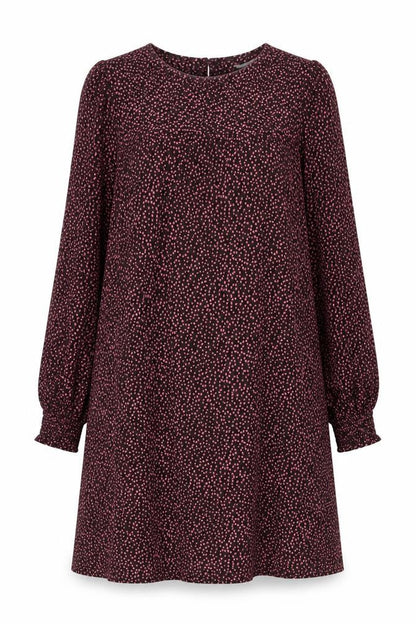 Next Womens Blue Animal Print Viscose A-Line Size 10 Round Neck Pullover