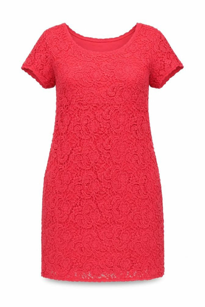 Pomodoro Womens Pink Cotton A-Line Size 18 Round Neck Pullover