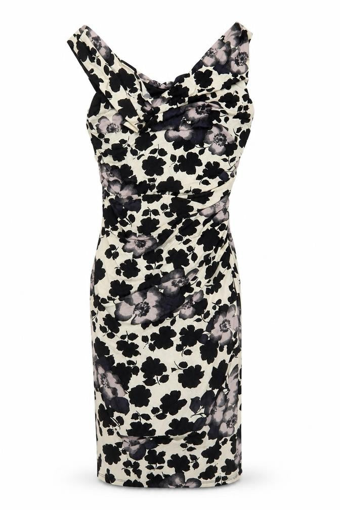 Phase Eight Womens Black Polyester Bodycon Size 12 Cowl Neck Pullover