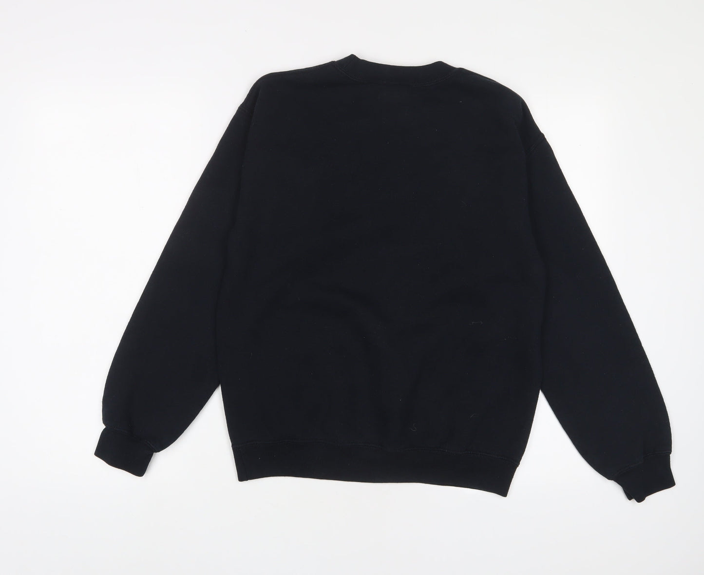Reasons Womens Black Cotton Pullover Sweatshirt Size S Pullover