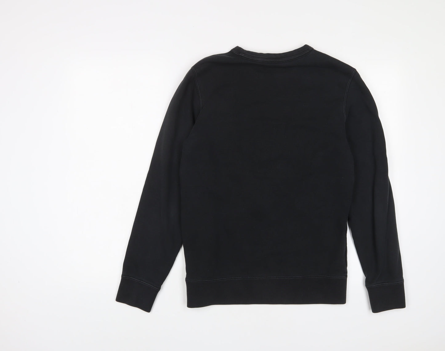 Reebok Mens Black Cotton Pullover Sweatshirt Size S