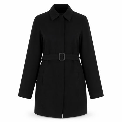 Next Womens Black Jacket Size 10 Button - Belted