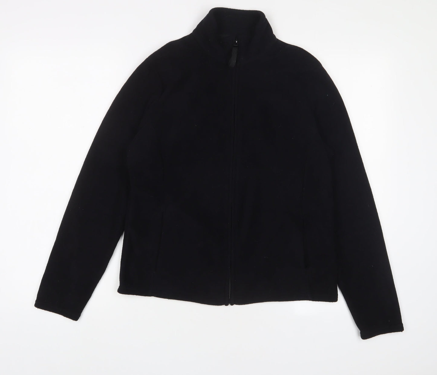 Marks and Spencer Womens Black Jacket Size 14 Zip