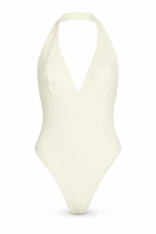 Zara Womens Beige Polyamide Bodysuit One-Piece Size S Pullover