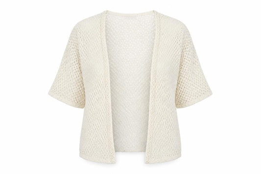 New Look Womens Beige V-Neck Polyester Cardigan Jumper Size 10
