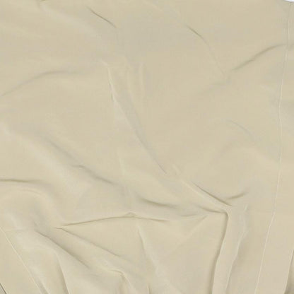 Elinette Womens Beige Polyester Basic Blouse Size 14 Mock Neck