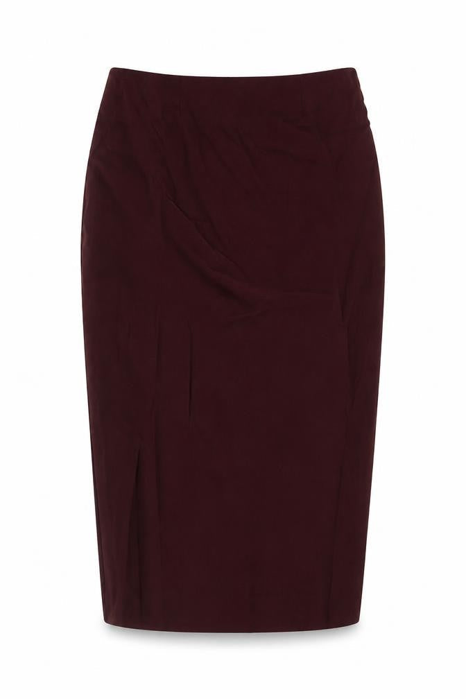 ASOS Womens Purple Viscose Straight & Pencil Skirt Size 6 Zip