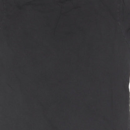 Preloved Disney Womens Brown Cotton Basic T-Shirt Size XS Round Neck - Mickey Mouse - Label