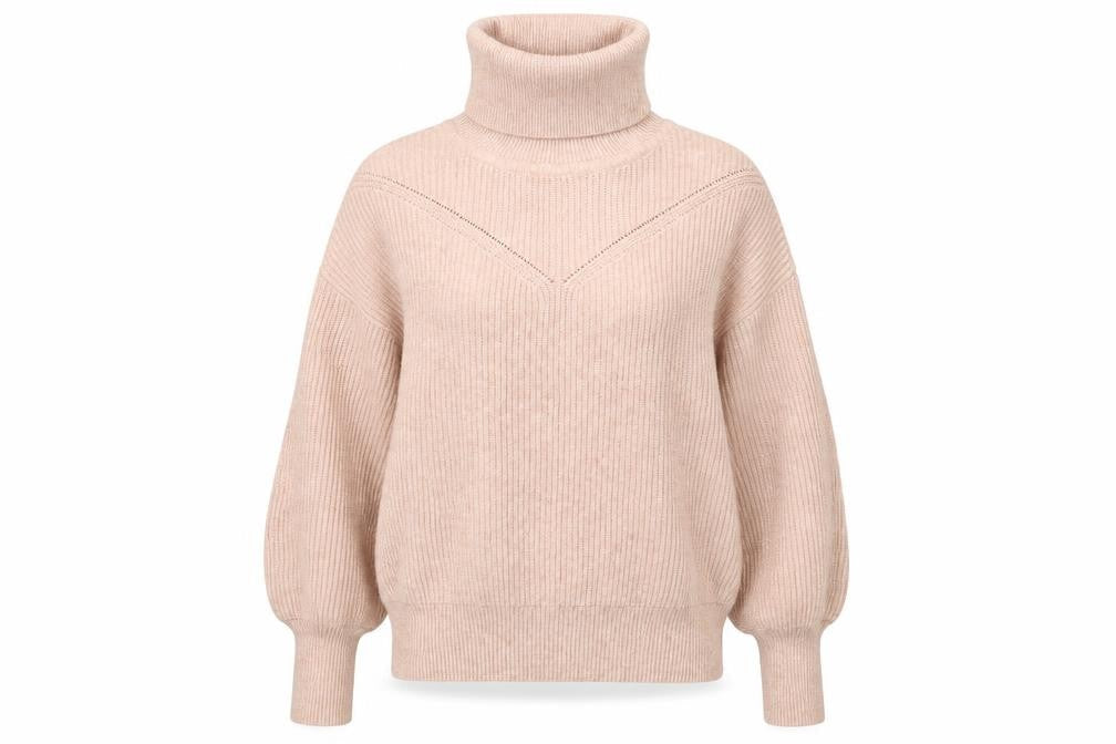 Only Womens Pink Roll Neck Viscose Pullover Jumper Size M