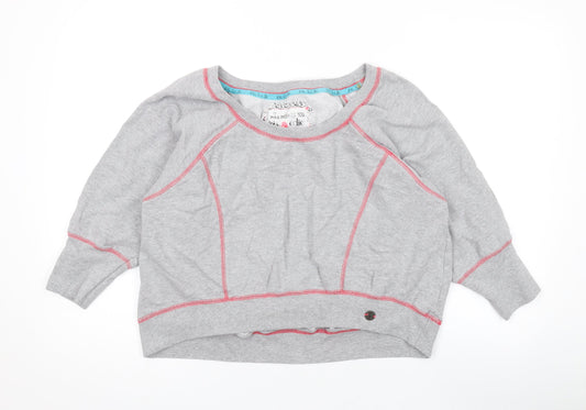 Debenhams Womens Grey Cotton Pullover Sweatshirt Size 14 Pullover