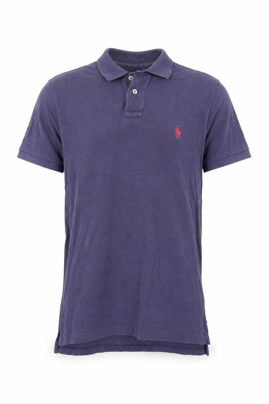 Polo Ralph Lauren Mens Purple Cotton Polo Size S Collared Button
