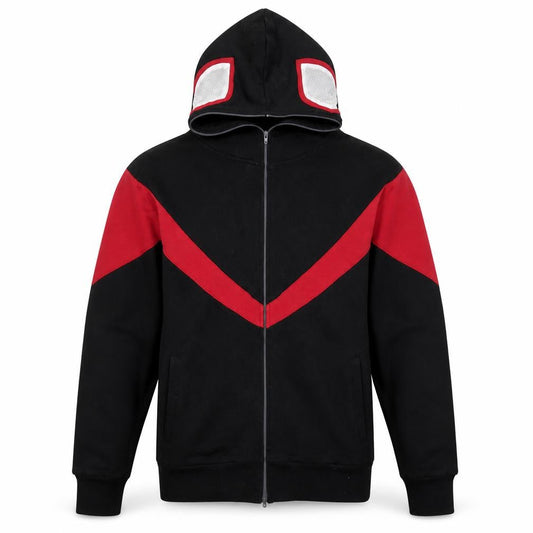 Cosplay Company Mens Black Cotton Full Zip Hoodie Size M