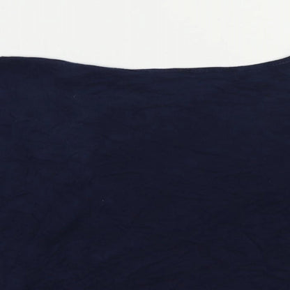 Brand and care label for Tammy girls’ blue viscose pullover t-shirt, size 10-11, years round neck pullover