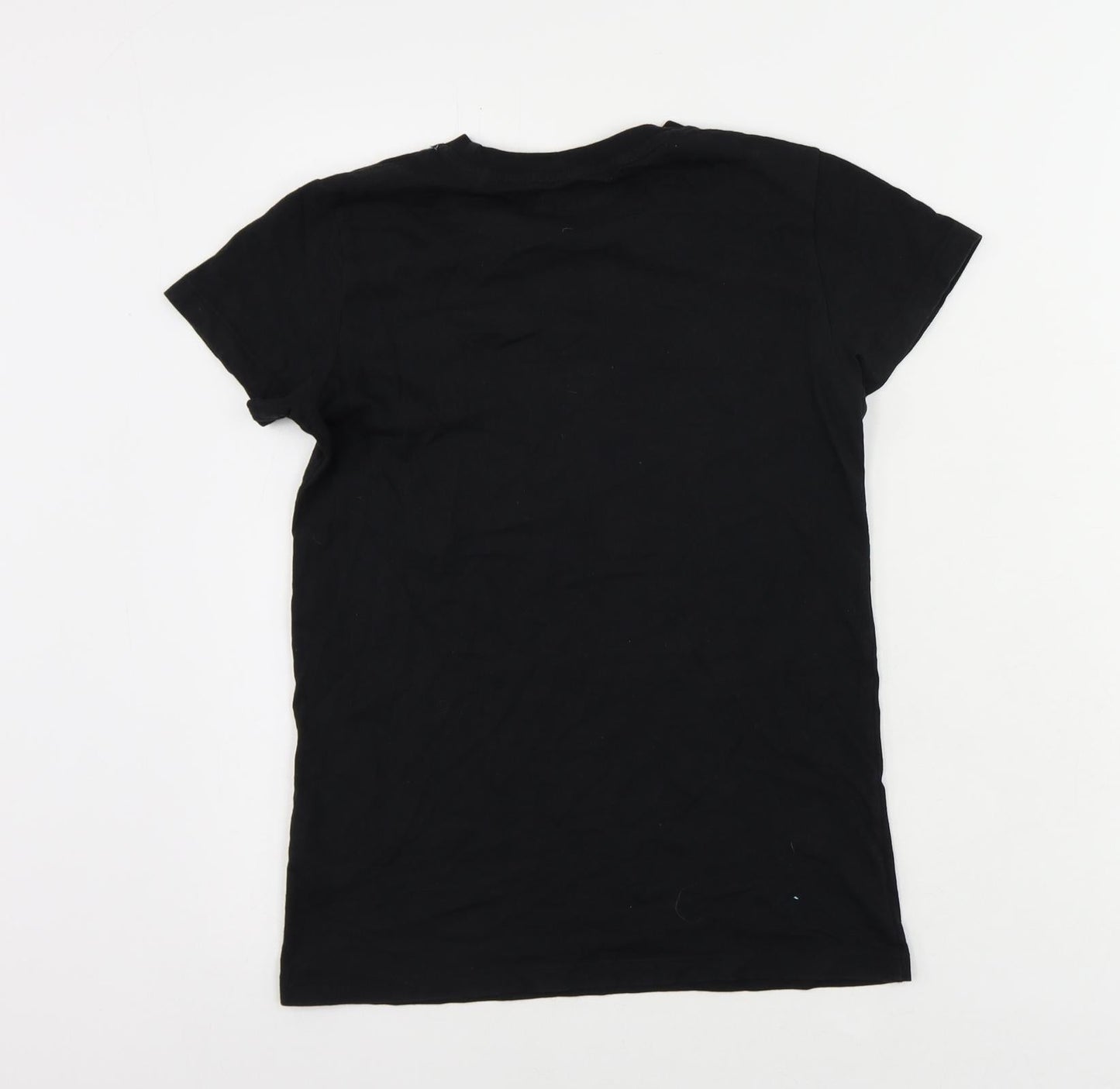 Fortnite Womens Black Cotton Basic T-Shirt Size S Crew Neck