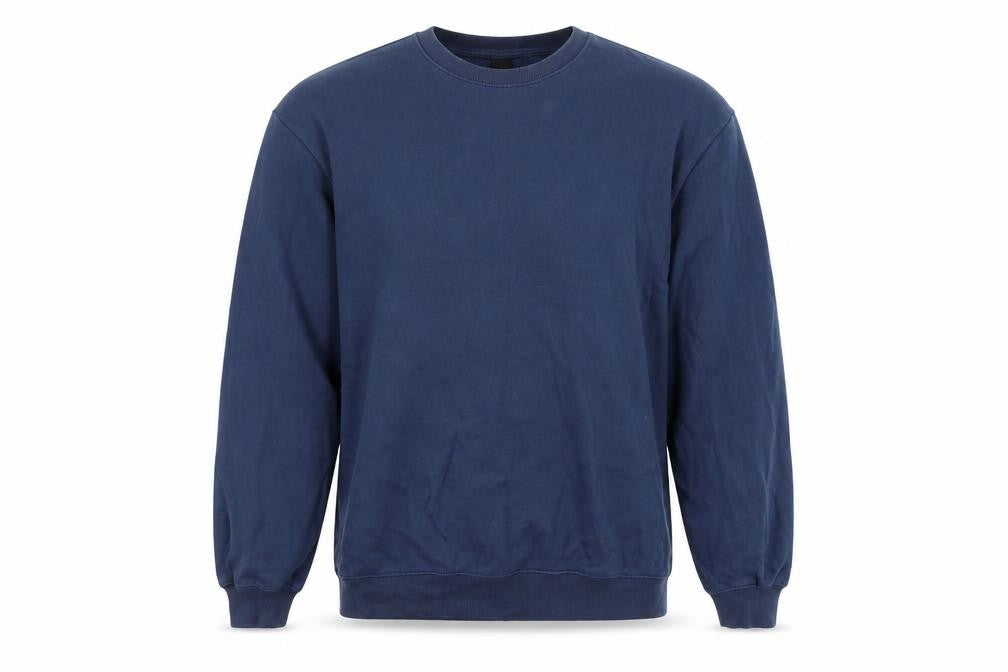 H&M Mens Blue Cotton Pullover Sweatshirt Size L