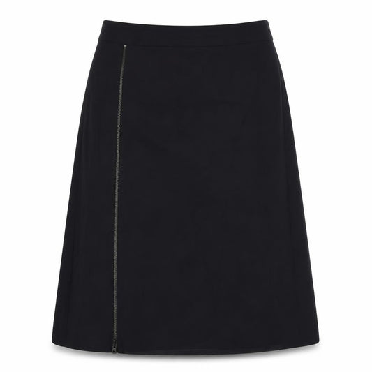 Marc O'Polo Womens Blue Wool A-Line Skirt Size 12 Zip