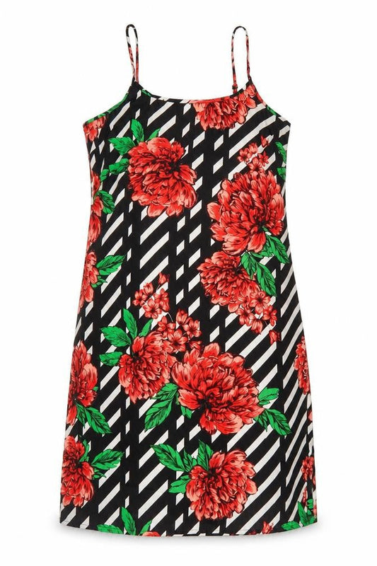 River Island Womens Multicoloured Geometric Nylon A-Line Size 10 Round Neck Pullover
