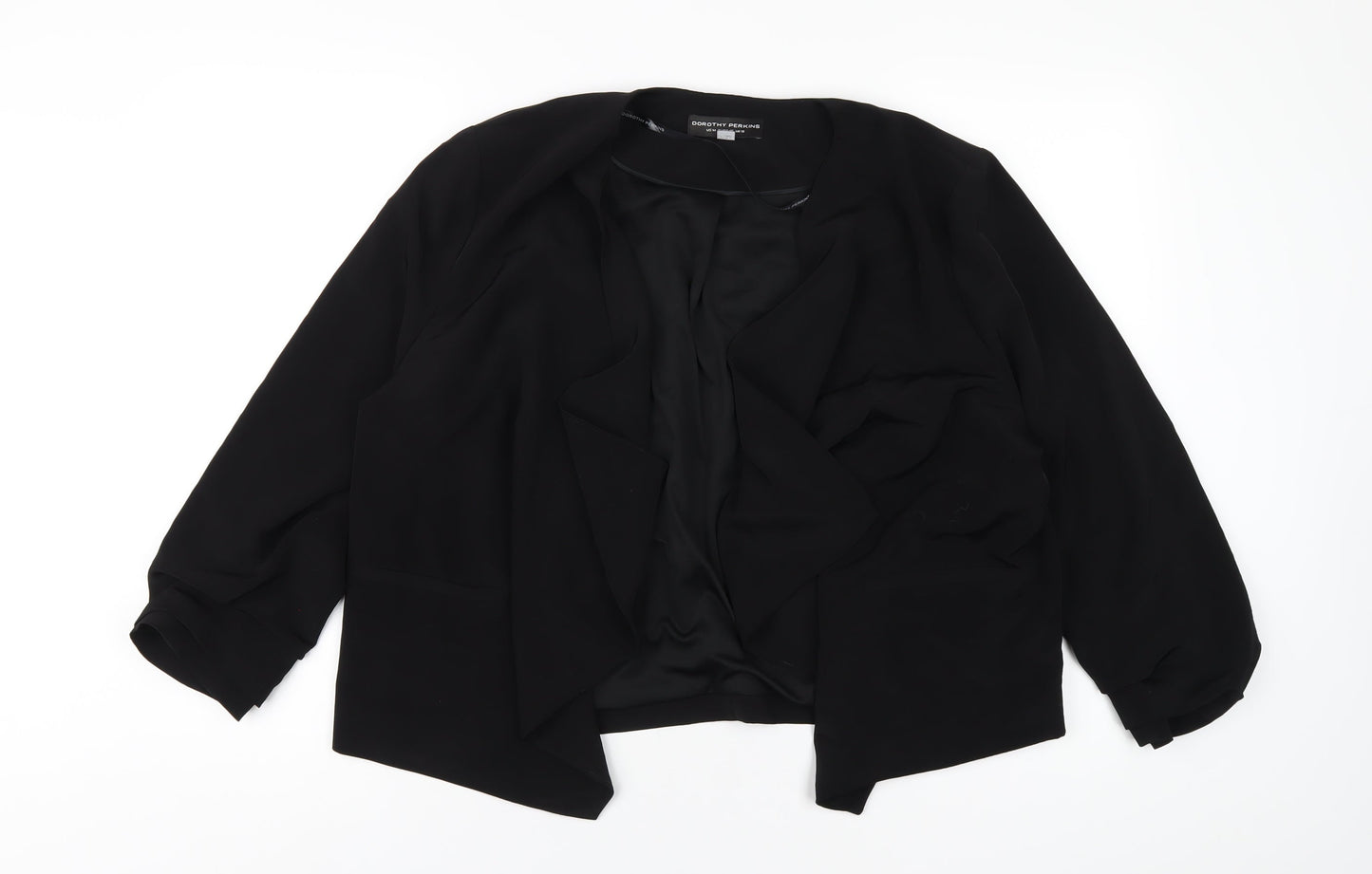 Dorothy Perkins Womens Black Jacket Blazer Size 18