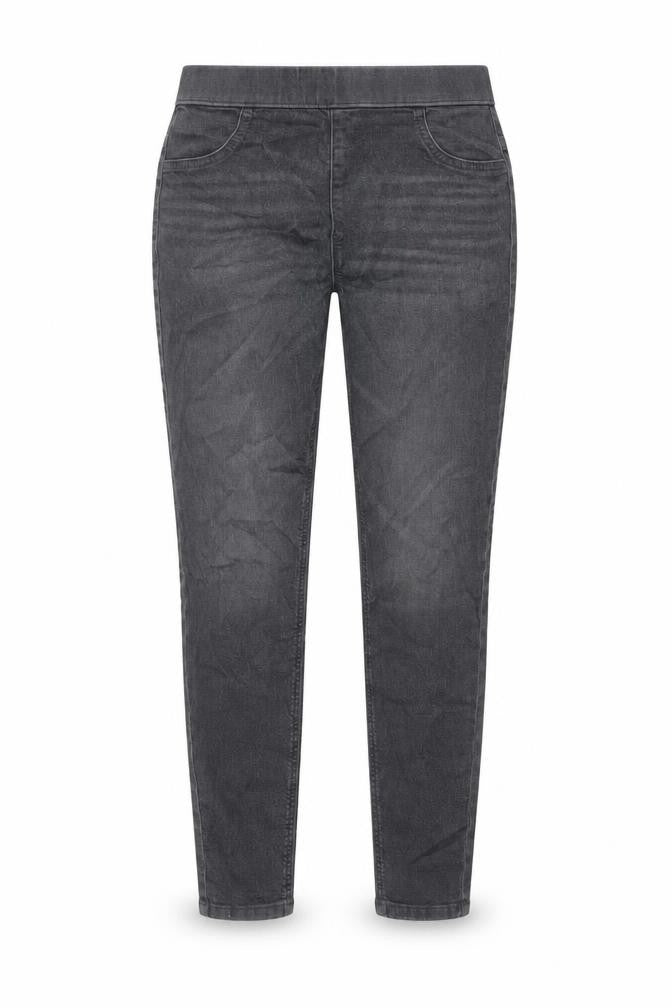 Marks & Spencer Womens Grey Cotton Jegging Jeans Size 10 L25 in Regular