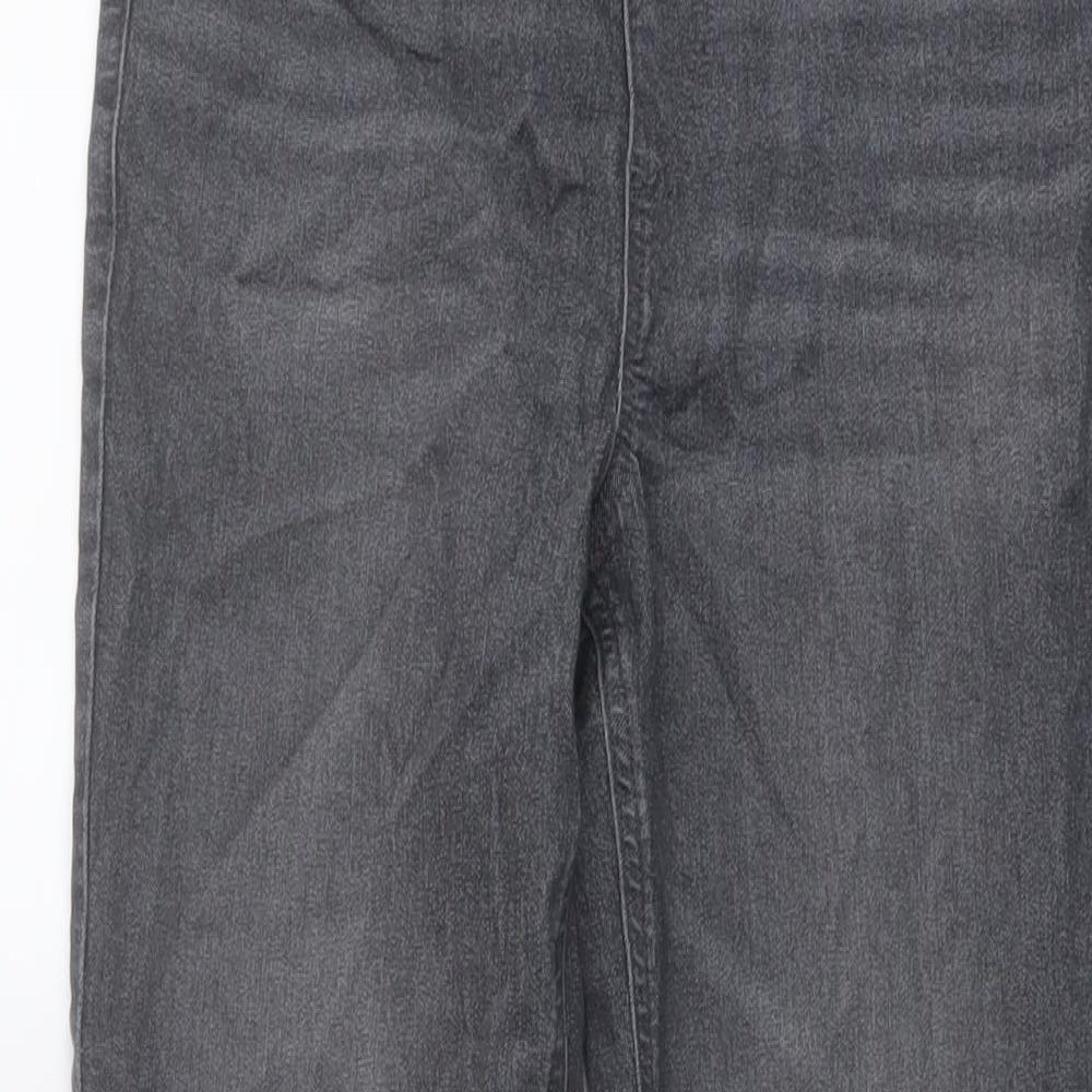 Marks and Spencer Womens Grey Cotton Jegging Jeans Size 10 L25 in Regular
