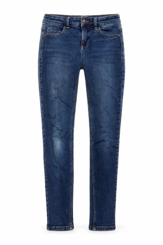 Zara Womens Blue Cotton Skinny Jeans Size 8 L27 in Regular Button