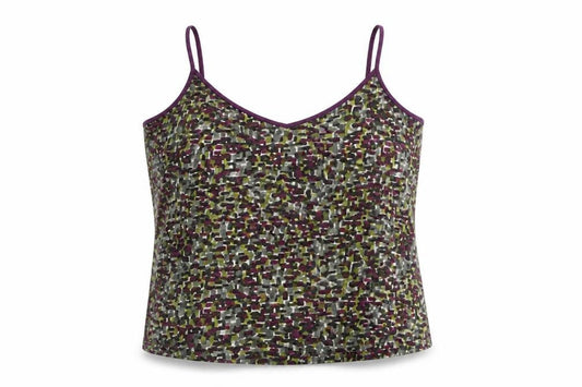 Per Una Womens Multicoloured Geometric Polyester Camisole Tank Size 22 V-Neck