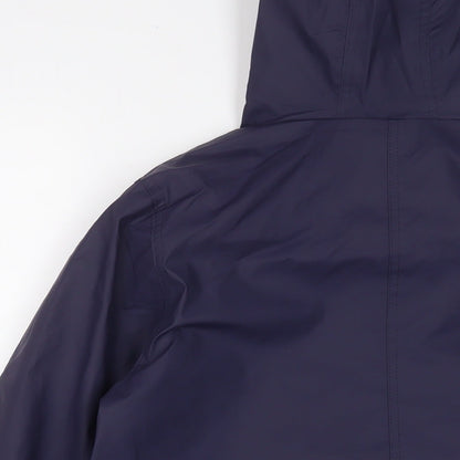 Boohoo Womens Blue Jacket Size 8 Zip