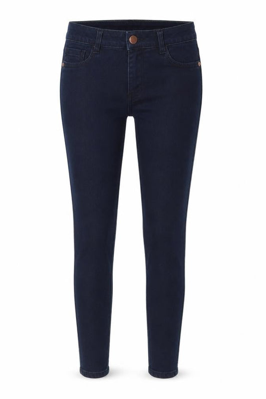 Next Womens Blue Cotton Skinny Jeans Size 30 in L29 in Regular Zip