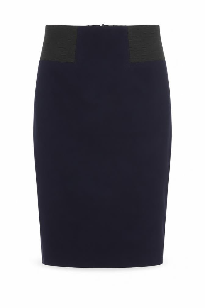 ASOS Womens Blue Polyester Bandage Skirt Size 8 Zip