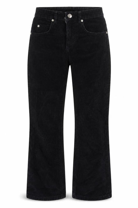 ASOS Womens Black Cotton Trousers Size 23 in L25 in Regular Zip
