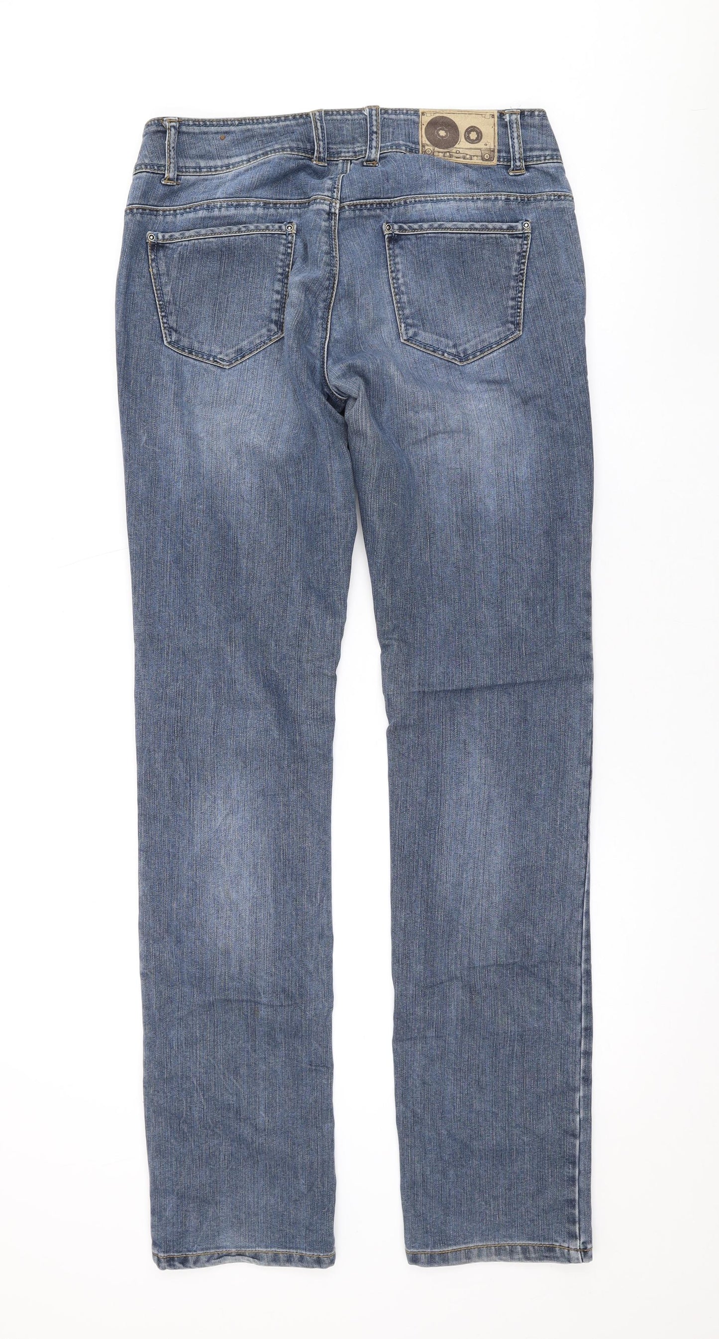 RESERVED Mens Blue Cotton Skinny Jeans Size 31 in L32 in Regular Zip