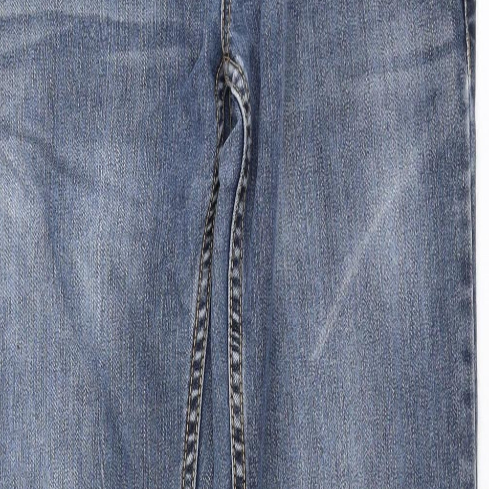 RESERVED Mens Blue Cotton Skinny Jeans Size 31 in L32 in Regular Zip