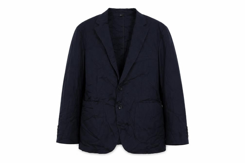 Marks & Spencer Mens Blue Cotton Jacket Blazer Size 40 Regular