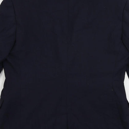 New Look Mens Blue Polyester Jacket Suit Jacket Size 40 Regular