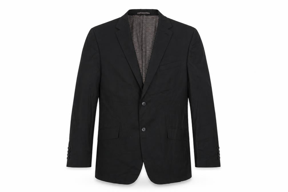 Marks & Spencer Mens Black Polyester Jacket Suit Jacket Size 44 Regular