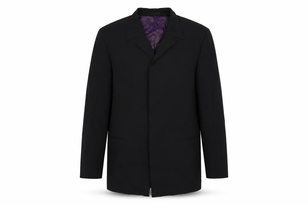 River Island Mens Blue Wool Jacket Suit Jacket Size 44 Regular