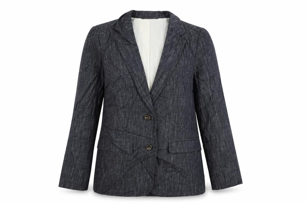 Marks & Spencer Womens Blue Jacket Blazer Size 8 Button