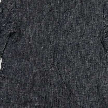Marks & Spencer Womens Blue Jacket Blazer Size 8 Button