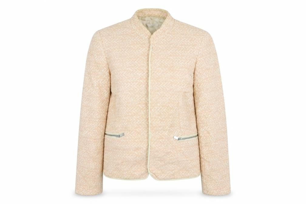 Mango Womens Pink Jacket Blazer Size L - Open