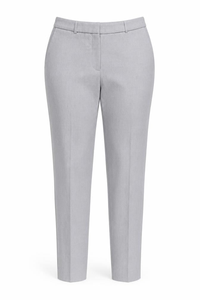 H7M Womens Blue Polyester Chino Trousers Size 12 L29 in Regular Zip