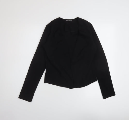 Select Womens Black Polyester Kimono Blouse Size 10 V-Neck