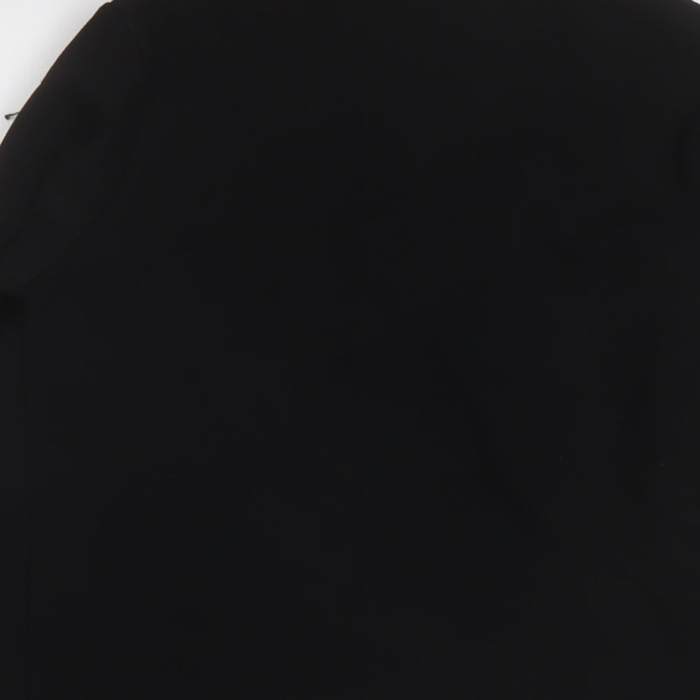 Select Womens Black Polyester Kimono Blouse Size 10 V-Neck
