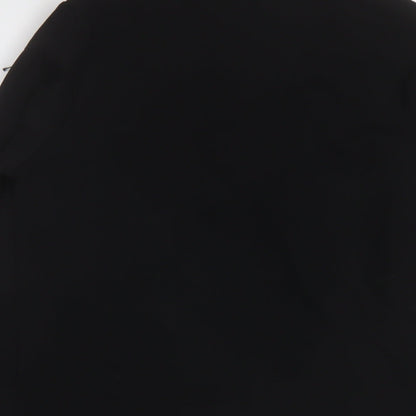Select Womens Black Polyester Kimono Blouse Size 10 V-Neck