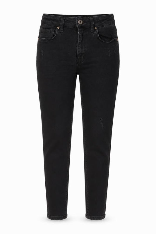 365 Denim Womens Black Cotton Skinny Jeans Size 10 L25 in Regular Button
