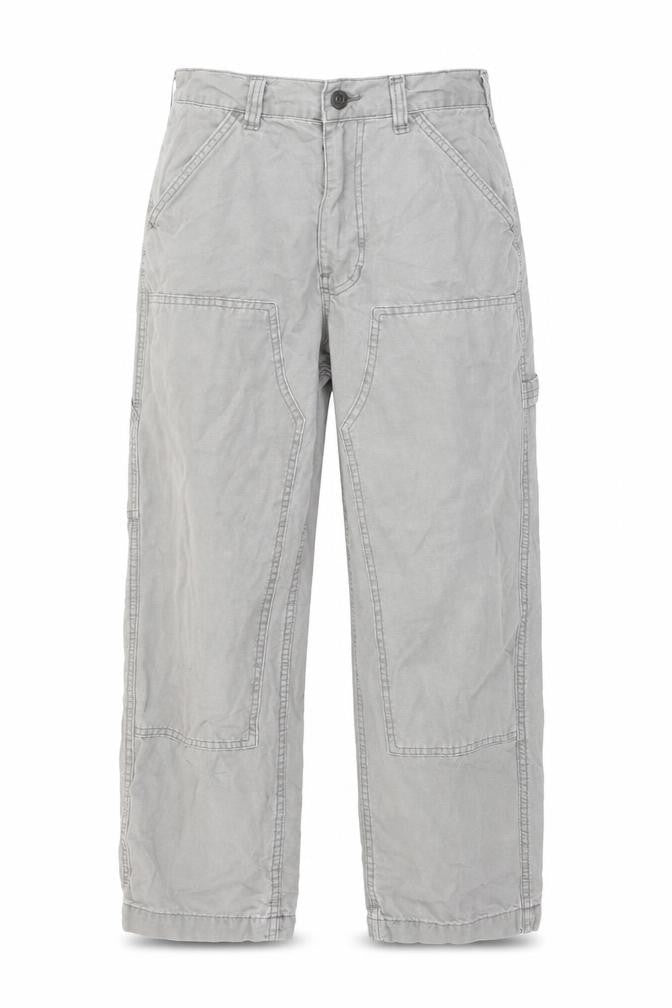 BDG Womens Grey Cotton Cargo Trousers Size 28 in L25 in Regular Button