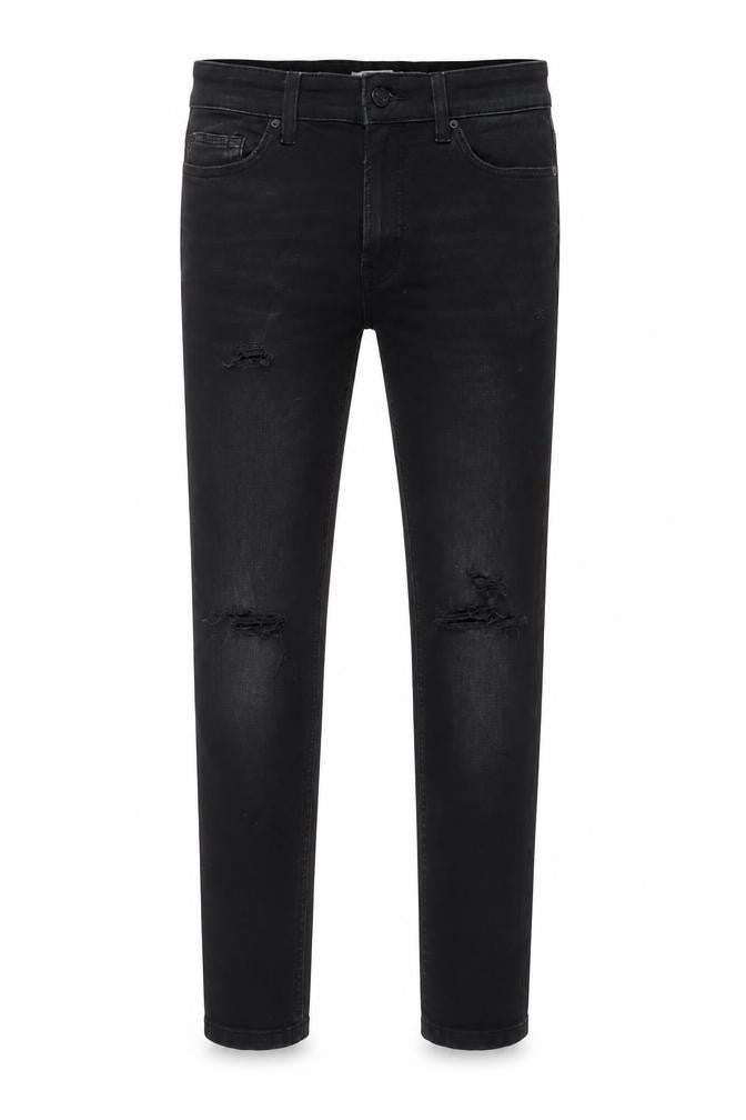 ONLY & SONS Mens Black Cotton Skinny Jeans Size 30 in L29 in Regular Button