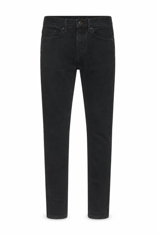 Topman Mens Black Cotton Skinny Jeans Size 28 in L28 in Regular Button