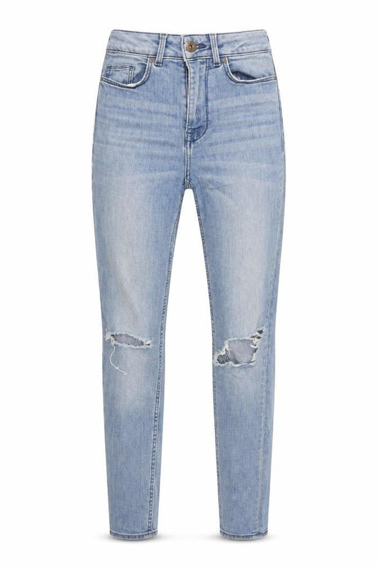 Divided by H&M Womens Blue Cotton Skinny Jeans Size 4 L26 in Regular Zip