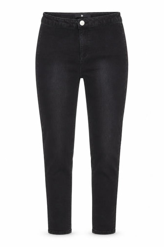 Very Womens Black Cotton Skinny Jeans Size 26 in L26 in Regular Zip